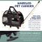 ZYZpet Large Super Soft Sided Hiking Stroller Trolley Rolling In On Wheels Dog Pet Carrier With Wheels