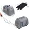 ZYZpet Airline Approved Travel Hiking Large Rolling Stroller Wheeled Cat Dog Pet Trolley Carrier With Wheels
