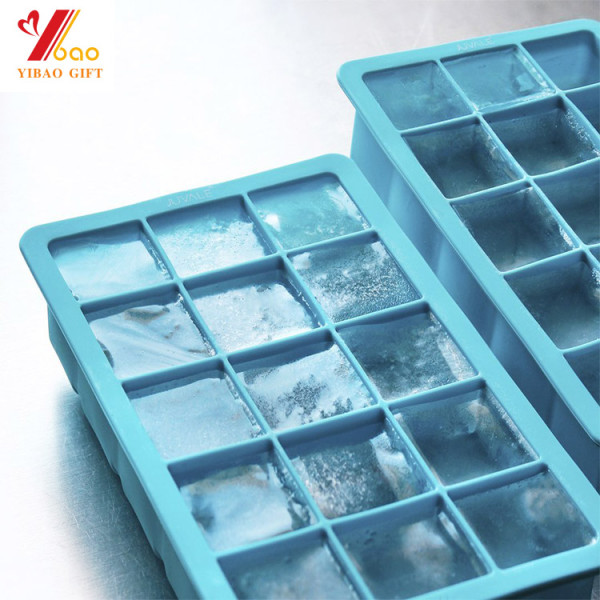 Bandeja popular do cubo de gelo do molde do silicone do produto comestível grande da fábrica de China