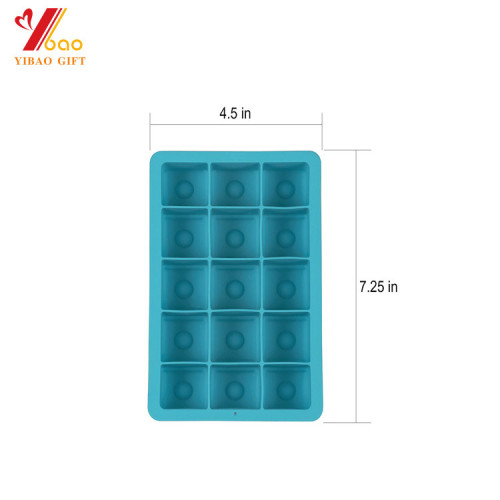 Bandeja grande popular del cubo de hielo del molde del silicón de la categoría alimenticia de la fábrica de China