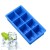 8-Cavities-Square-Food-Grade-Silicone-Ice-Cube-Tray