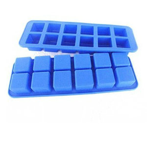 Bandeja de 8 Cavidades Quadrada-Food-Grade-Silicone-Ice-Cube