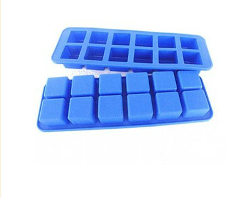 Bandeja de 8 Cavidades Quadrada-Food-Grade-Silicone-Ice-Cube