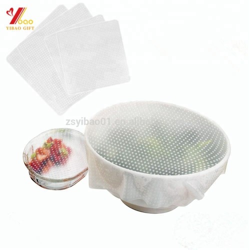 Heat Resistant Silicone food stretch wrap cling film