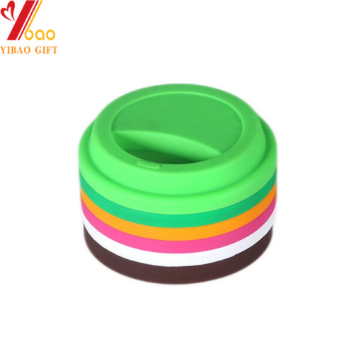 Eco-friendly 100% Food Grade Silicone Coffee Cup Lid