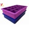 Custom 100% Food Grade Silicone 15 Cavity Ice Cream Tray Silicone Ice Cube Tray factory supplier
