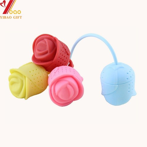 Rose?Silicone Tea Infuser for FDA food grade silicone