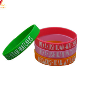 Custom Debossed Logo Sports Silicone Wristband for Promotion Gift
