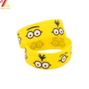 Pulsera de silicona reflectante personalizada con logotipo de Debossed