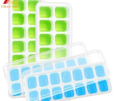 Silicone Ice Cube Tray Freezer Tray Homemade Ice Tray Mould, Factory Custom