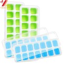 Molde hecho en casa de la bandeja de hielo de la bandeja del congelador de la bandeja del cubo de hielo del silicón, aduana de la fábrica