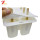 Moldes para paletas de hielo, moldes Pop Resuable DIY Moldes para helados Fabricante de helados de hielo congelado Set de 10 Silicona sin BPA