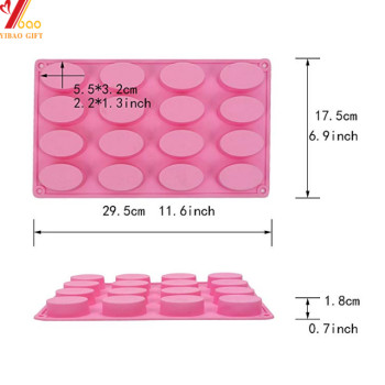 Silicone Mold for Soap Candy Chocolate Cake with Sealed Bags of Decorative Design