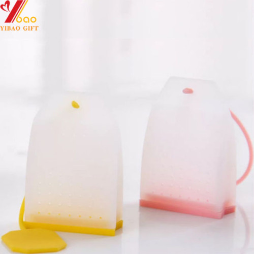 Bolsa de té reutilizable de silicona Juego de colador de infusor de té de silicona, color personalizado, Suministros para la fiesta del té