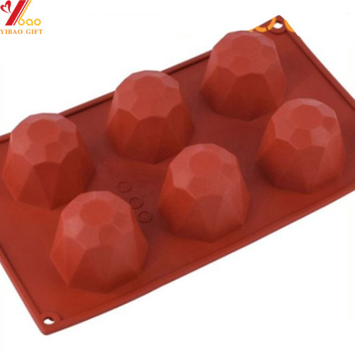 3d molde de bolo de silicone vermelho molde de cozimento decoração ferramentas pudim mousse