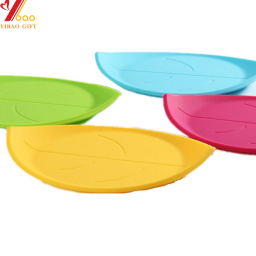 Silicone Belle Feuille Forme Coaster Cup Coaster Coupe En Caoutchouc