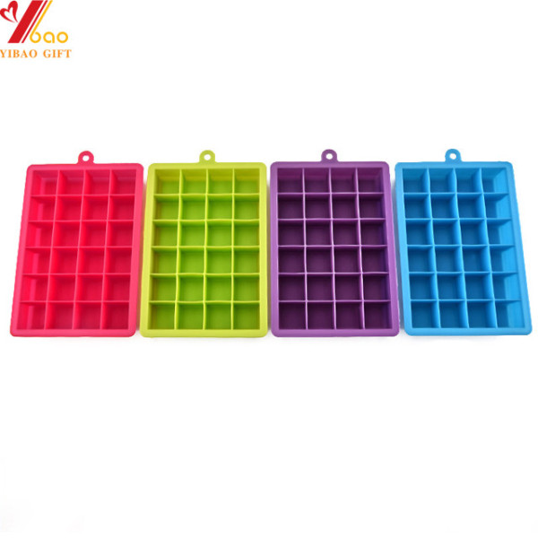 Custom 100pcs Shot Glass Mould Diamond Shape Silicone Ice Cube Tray