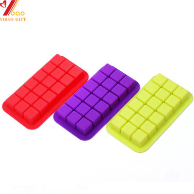 Custom 100pcs Shot Glass Mould Diamond Shape Silicone Ice Cube Tray