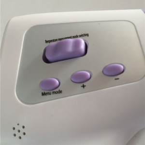 Thermomètre frontal sans contact Thermomètre infrarouge Pistolet de température pour nourrissons adultes de poche