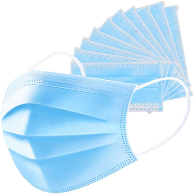 Isolation Dust 3-Ply Protective Disposable Face Mask with Earloop