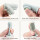 Hot Selling Food Grade Silicone Baby Soft Finger Toothbrush Oral Cleaning Baby Toothbrush Set for 6 to12 months
