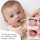 Hot Selling Food Grade Silicone Baby Soft Finger Toothbrush Oral Cleaning Baby Toothbrush Set for 6 to12 months