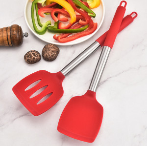 Wholesale Custom 2 Piece Heat - Resistant Silicone Kitchen Utensil Set Cooking Tools