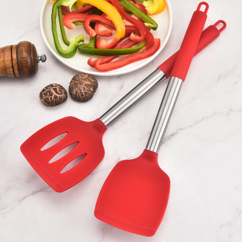 Wholesale Custom 2 Piece Heat - Resistant Silicone Kitchen Utensil Set Cooking Tools