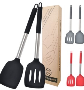 Wholesale Custom 2 Piece Heat - Resistant Silicone Kitchen Utensil Set Cooking Tools