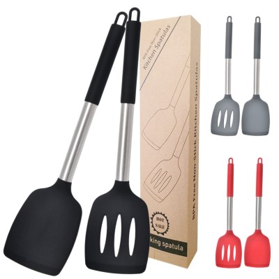 Wholesale Custom 2 Piece Heat - Resistant Silicone Kitchen Utensil Set Cooking Tools