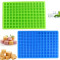 Hot Selling 126 Cavity Mini Rectangle Silicone Ice Cube Mold DIY Dessert Biscuit Pudding Mold Food Grade Ice Cube Tray