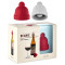 Customized Cute Little Red Riding Hood Silicone Wine Stopper Beer Bottle Champagne Sealing Stopper Household Wine Bottle Cover