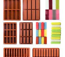Wholesale Customized Multiple Styles Silicone Chocolate Baking Mold Heat-resistant Pastry Mold DIY Ice Cream Mold Factory Supply