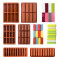 Wholesale Customized Multiple Styles Silicone Chocolate Baking Mold Heat-resistant Pastry Mold DIY Ice Cream Mold Factory Supply
