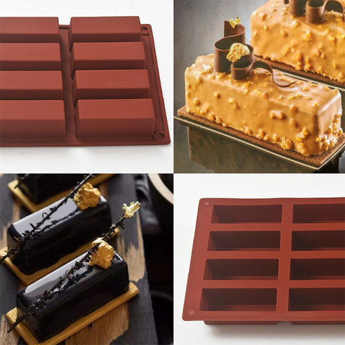 Wholesale Customized Multiple Styles Silicone Chocolate Baking Mold Heat-resistant Pastry Mold DIY Ice Cream Mold Factory Supply