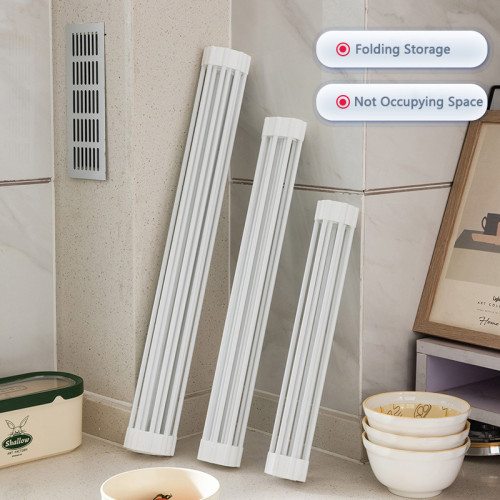 Custom Multifunctional Silicone Kitchenware Drain Drying Rack Foldable Dinnerware Fruits Vegetables Draining Holder