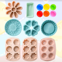 Wholesale Custom Various Styles Silicone Cake Mold Non-stick Baking Toast Mold DIY Homemade Mold
