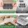 Factory Custom 6-Grid Square Silicone Cube Ice Mold Internal Steel Frame Whiskey Ice Mold Ice Cube Tray with Lids Cover