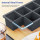 Factory Custom 6-Grid Square Silicone Cube Ice Mold Internal Steel Frame Whiskey Ice Mold Ice Cube Tray with Lids Cover