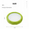 Custom 4 Pack Double Sided Silicone Food Grade Container Reusable Fridge Storage Box for Fruit and Vegetables