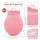 New Arrivals 320ml Pink Silicone Hot Water Bag Mini Silicone Hot Water Bottle with Cover for Pain Relief, Waist, Back, Neck, Shoulders