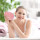 New Arrivals 320ml Pink Silicone Hot Water Bag Mini Silicone Hot Water Bottle with Cover for Pain Relief, Waist, Back, Neck, Shoulders
