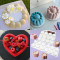 Wholesale Custom Various Shape Silicone Mousse Cake Mold Chocolate Soap Mold DIY Bakeware Tools