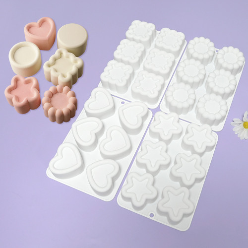 Wholesale Custom Various Shape Silicone Mousse Cake Mold Chocolate Soap Mold DIY Bakeware Tools