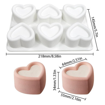 Wholesale Custom Various Shape Silicone Mousse Cake Mold Chocolate Soap Mold DIY Bakeware Tools