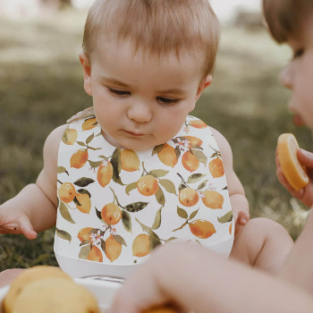 Silicone Feeding Bib Custom Pattern Waterproof Adjustable bib baby meal waterproof anti-fouling bib