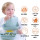 BPA Free Waterproof Soft Durable Adjustable Custom logo Silicone Baby Bibs for Babies Toddlers