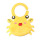 Cute Crab Baby Silicone Bib Children's Saliva Pocket Rice Pocket Wash-Free Easy to Carry Baby Eating Bib