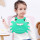 Cute Crab Baby Silicone Bib Children's Saliva Pocket Rice Pocket Wash-Free Easy to Carry Baby Eating Bib