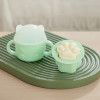 Factory Wholesale Custom Toddler Baby Bear Paw Jelly Cake Mold Silicone Training Cup for Infants